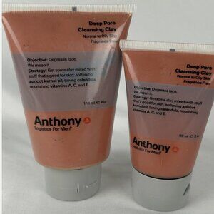 Sealed Anthony Logistics For Men Deep Pore Cleansing Clay Set Of 2 Normal Oily